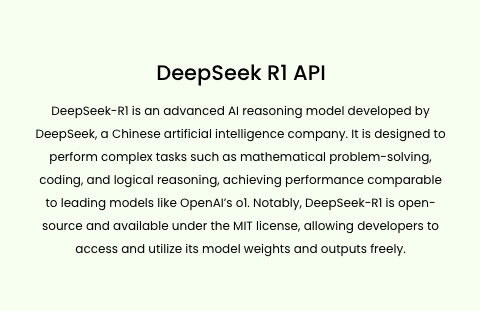 DeepSeek R1 