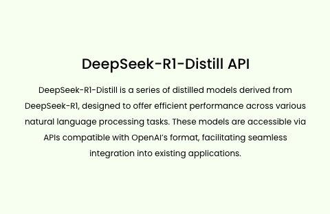 DeepSeek-R1-Distill 